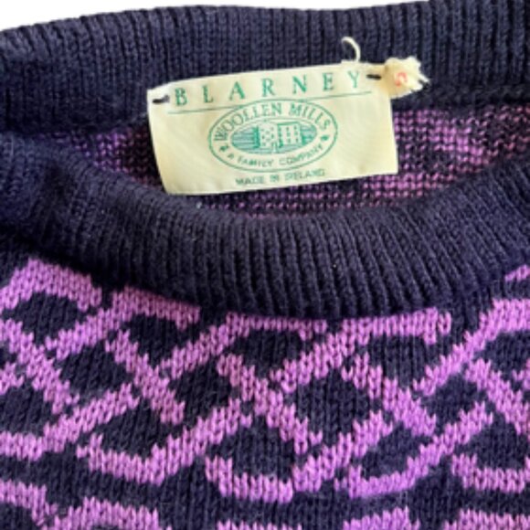 Vintage 90's Wollen Mills Family Company Women's Irish Sweater - Picture 11 of 12